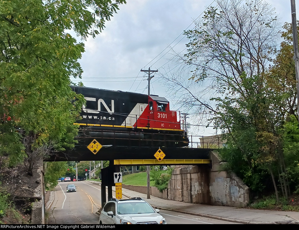IC 3101 over Mason St.